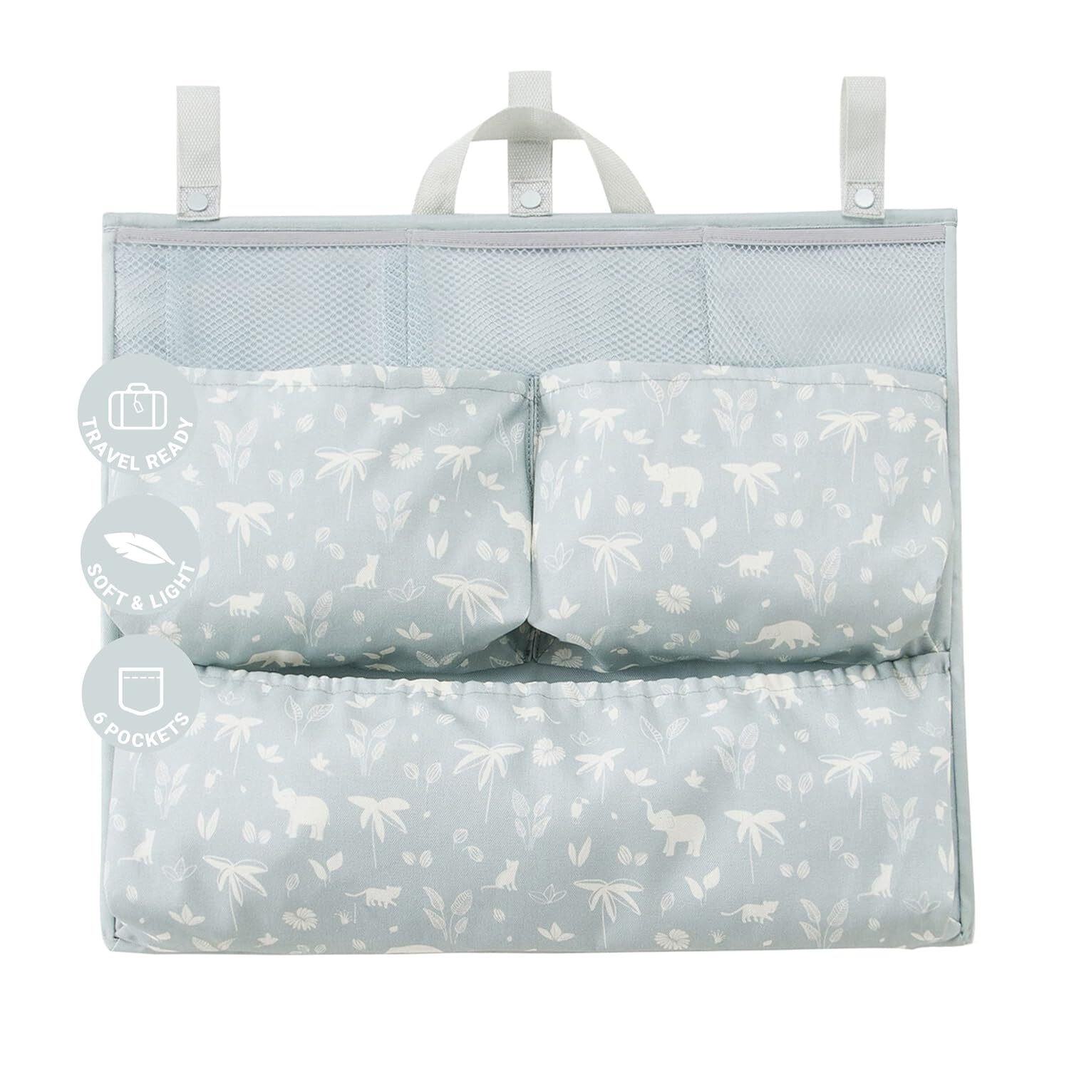 Gerollter Organizer als Reisetasche